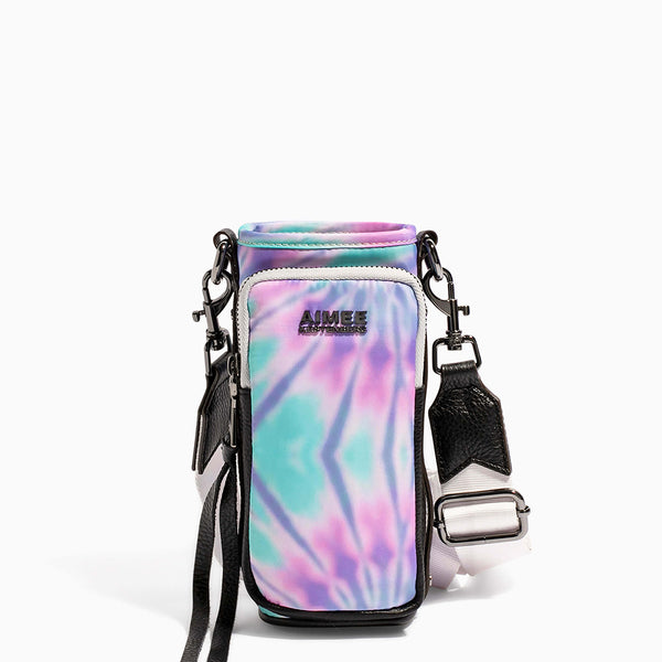 【DEARMINE】Stopper cross Bag Aimee Kestenberg | Water Bottle Crossbody Spiral Tie Dye Nylon
