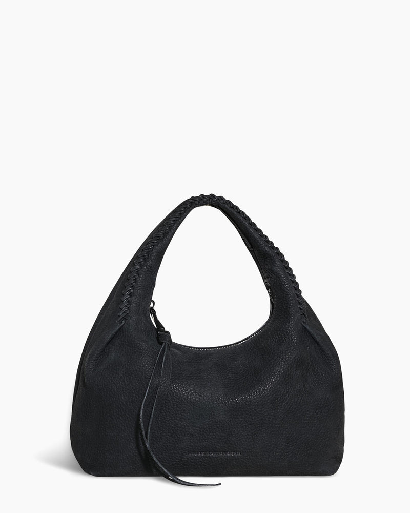 a black Aura Handheld Bag from Aimee Kestenberg on a white background. 
