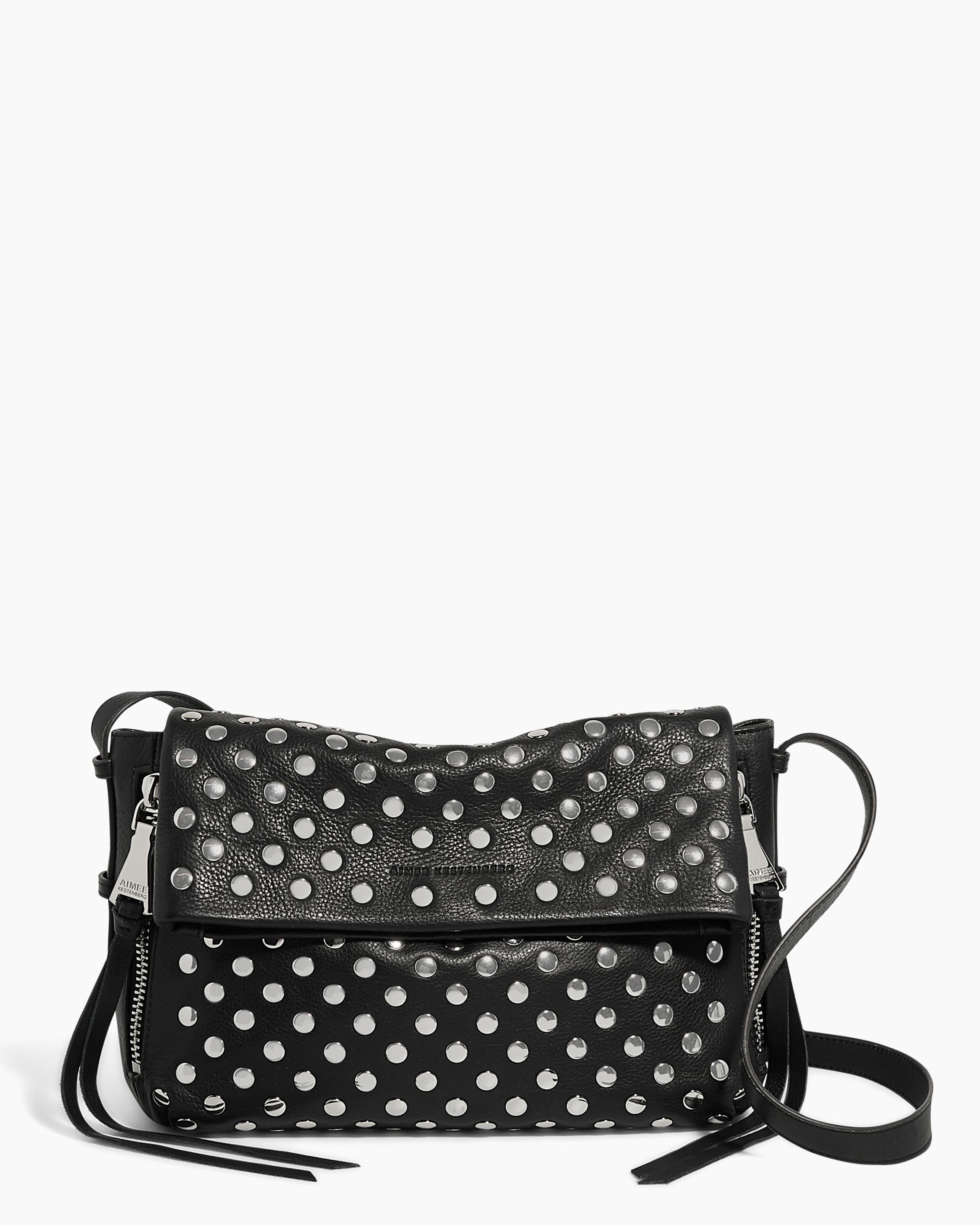 Black Bali Novelty Crossbody Designer Leather Handbag For Women