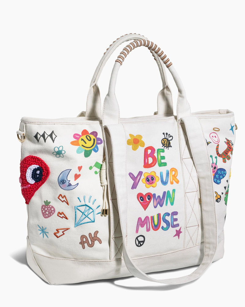 AK x ISCREAMCOLOUR Be Your Own Muse Tote