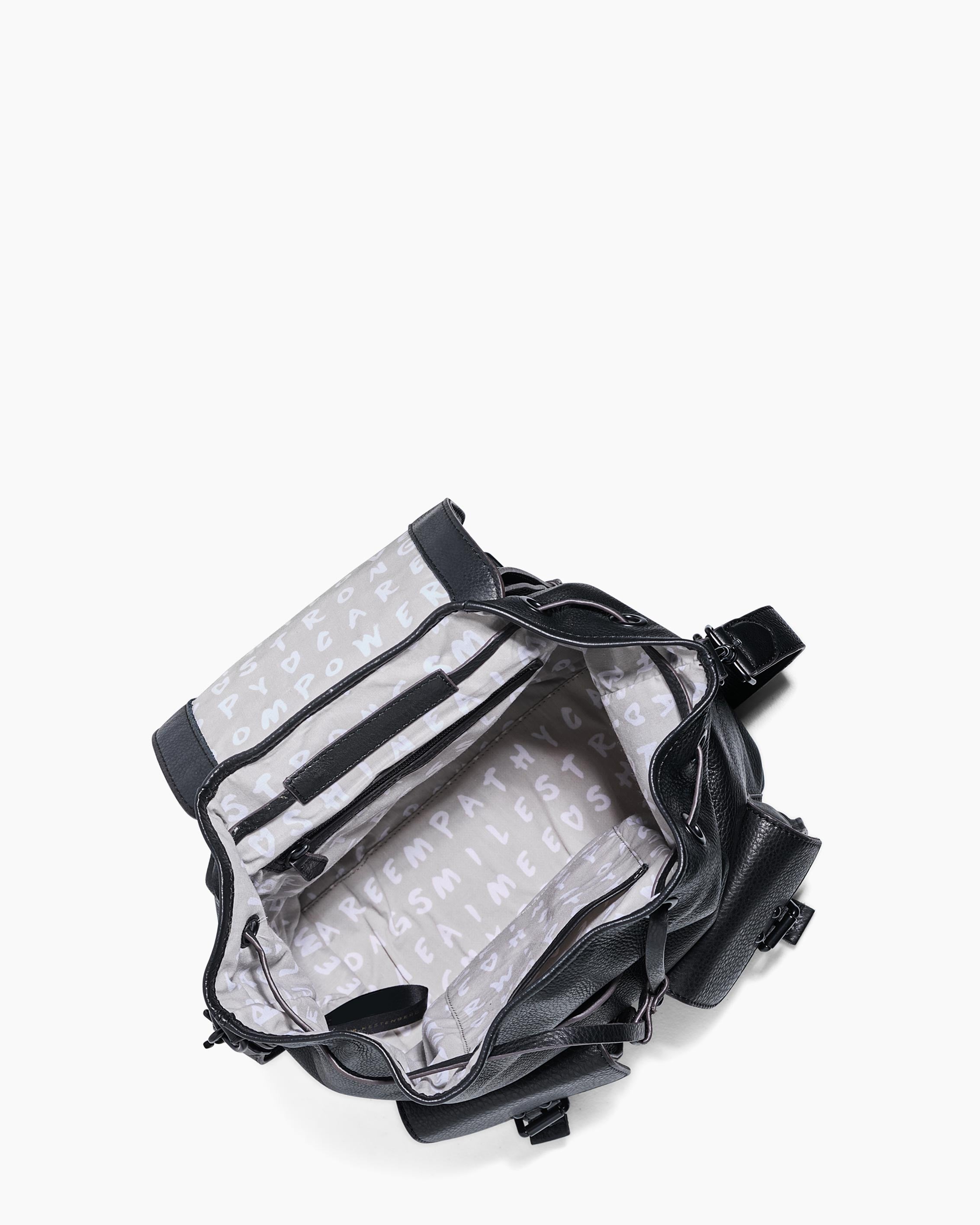 Black Saddle-Up Backpack Designer Leather Handbag For Women