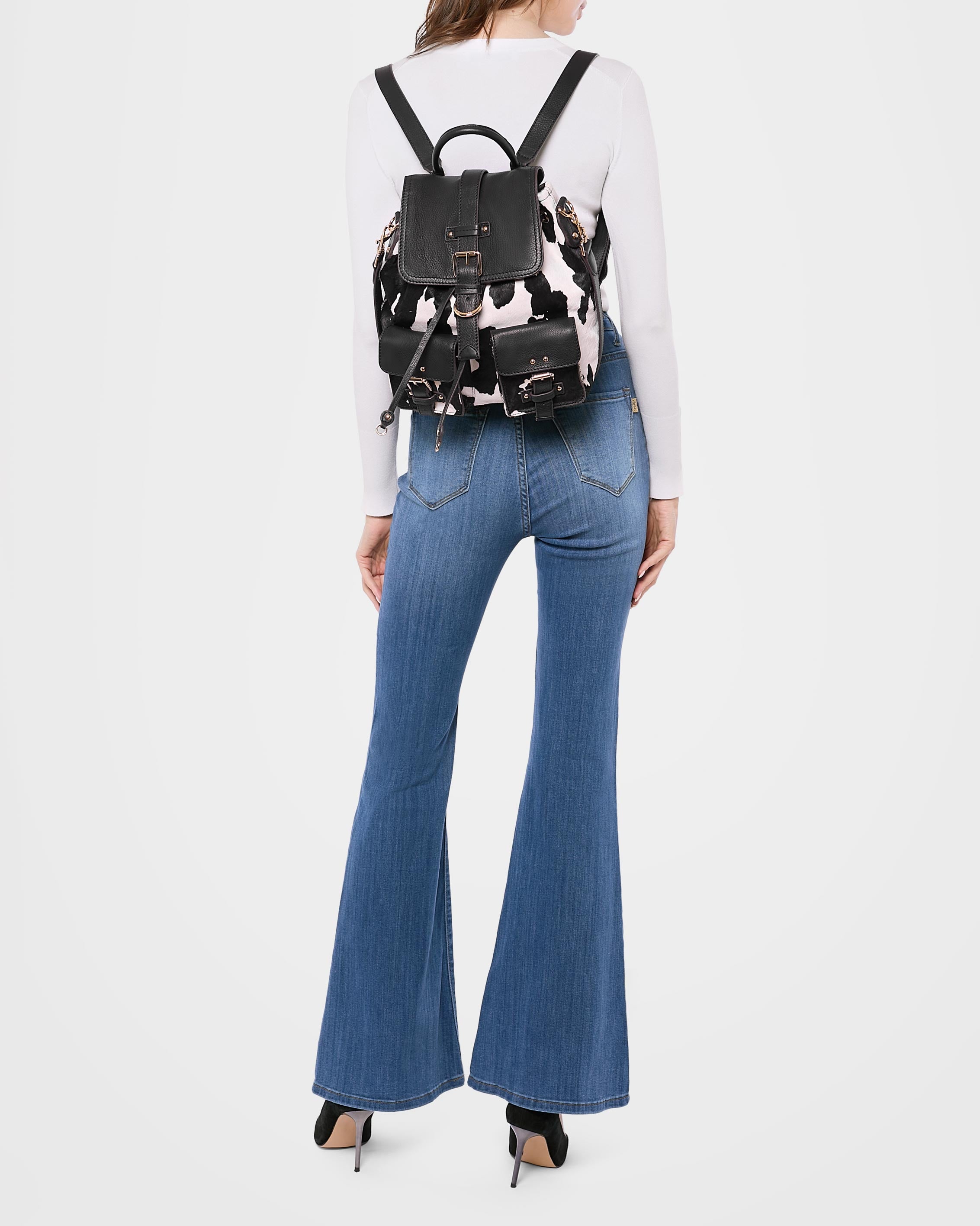 Aimee Kestenberg Saddle Up Novelty Backpack Howdy Haircalf