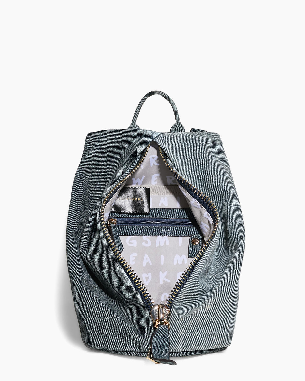 Denim Tamitha Mini Backpack Designer Leather Handbag For 