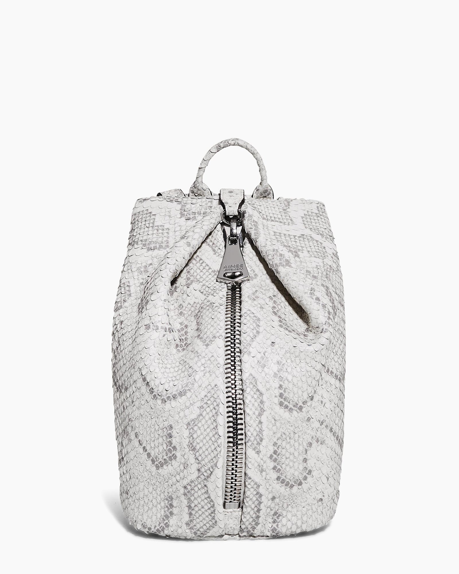 ミュージシャン the GazettE MINI LEATHER BACKPACK SILVER Metallic Silver Venice Backpack | Authentic & Vintage | ReSee