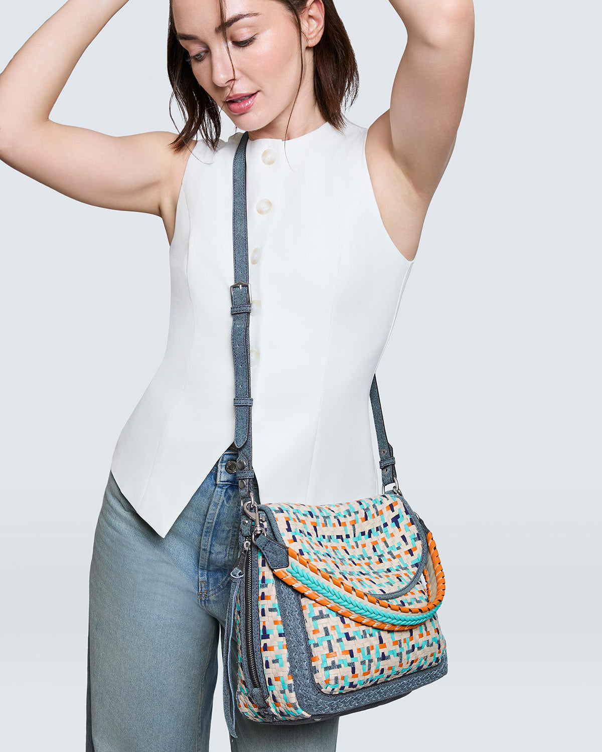 Multi All For Love Novelty Convertible Shoulder Designer Leather