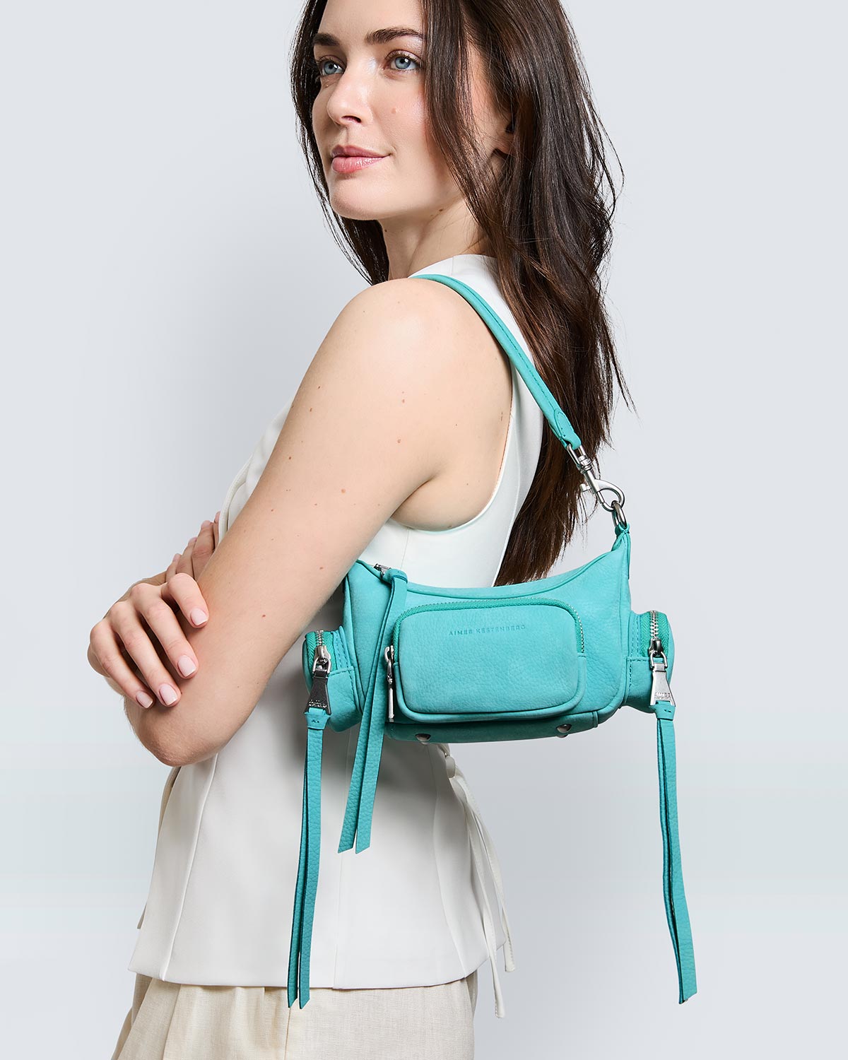 Ocean Away We Go Mini Convertible Crossbody Designer Leather