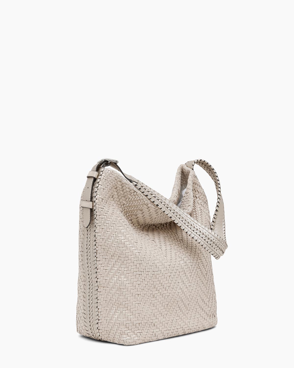 Woven All For Love Bucket Designer Leather Handbag For Women
