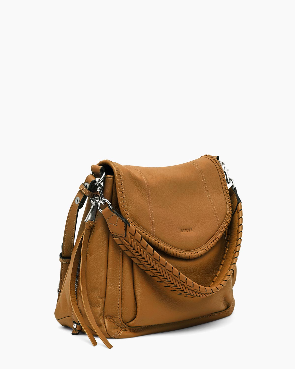 Latte All For Love Convertible Shoulder Designer Leather 