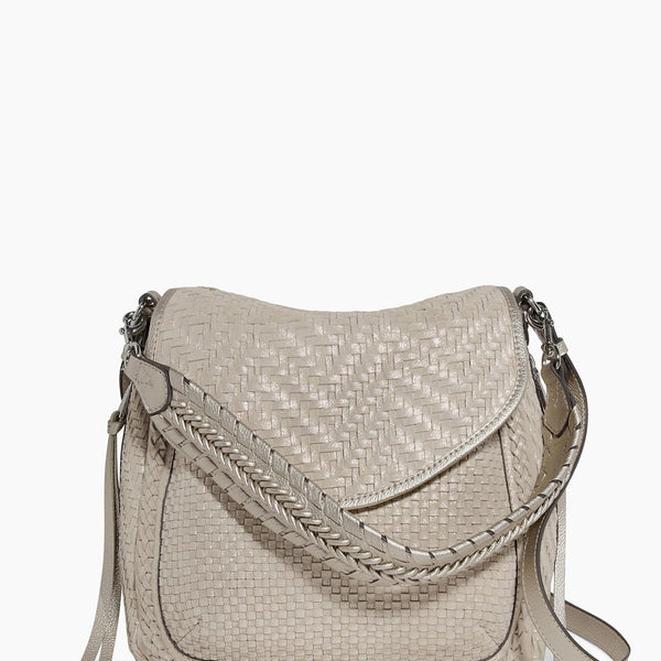 Woven All For Love Novelty Convertible Shoulder Designer Leather