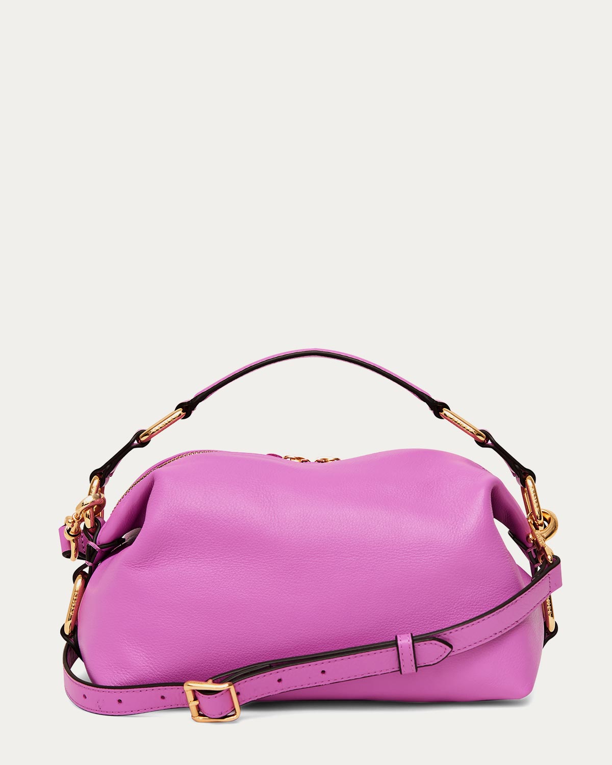 Bloom Dumpling Convertible Handheld Designer Leather Handbag For