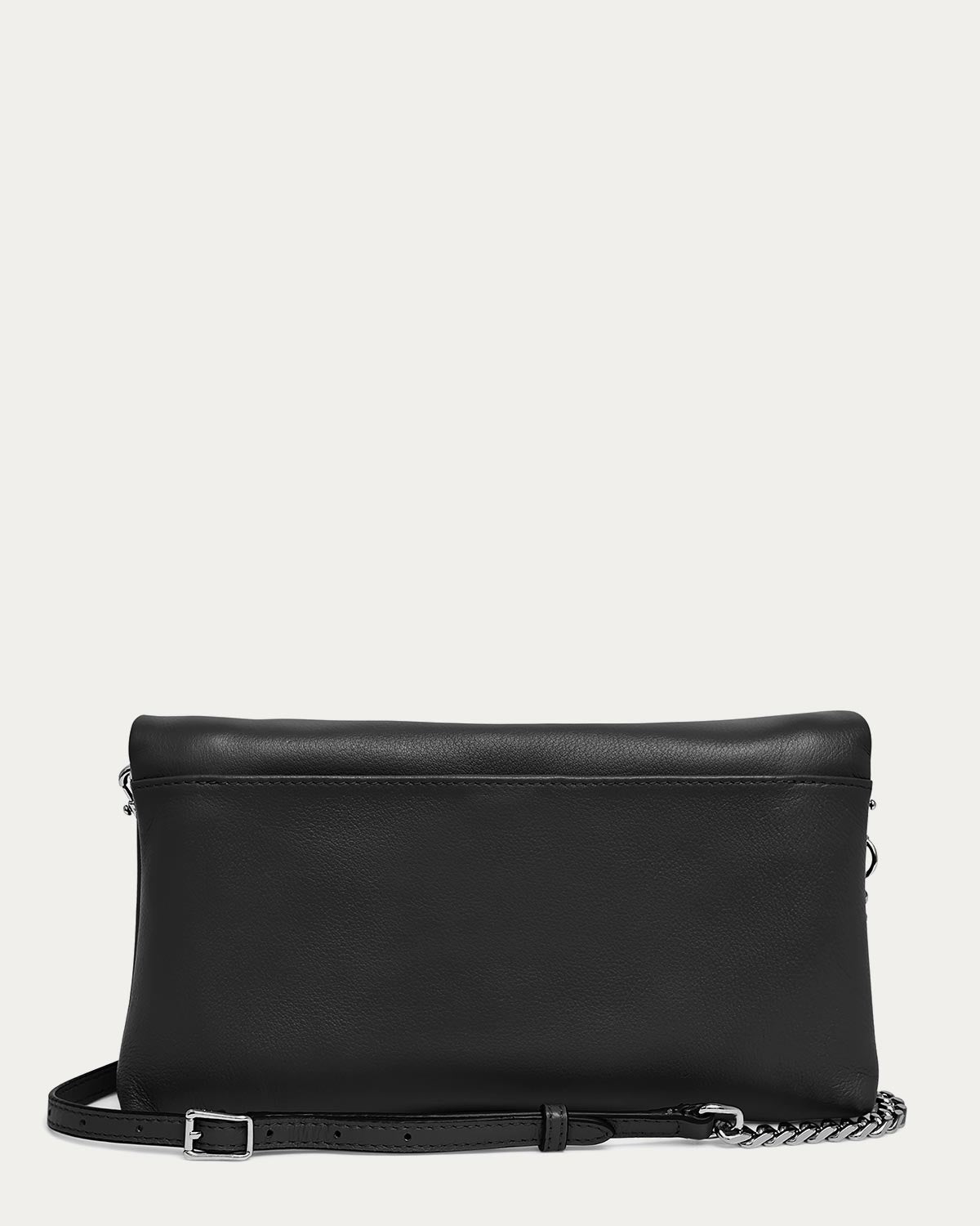 Black Jagger Clutch Designer Leather Handbag For Women | AIMEE by