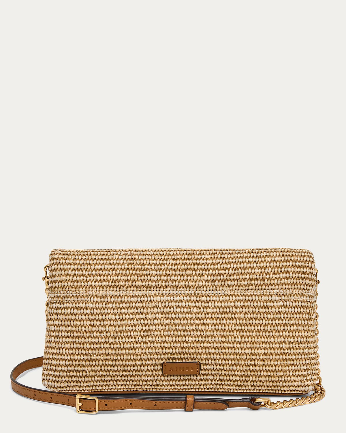 Raffia Jagger Clutch Designer Leather Handbag For Women | AIMEE by