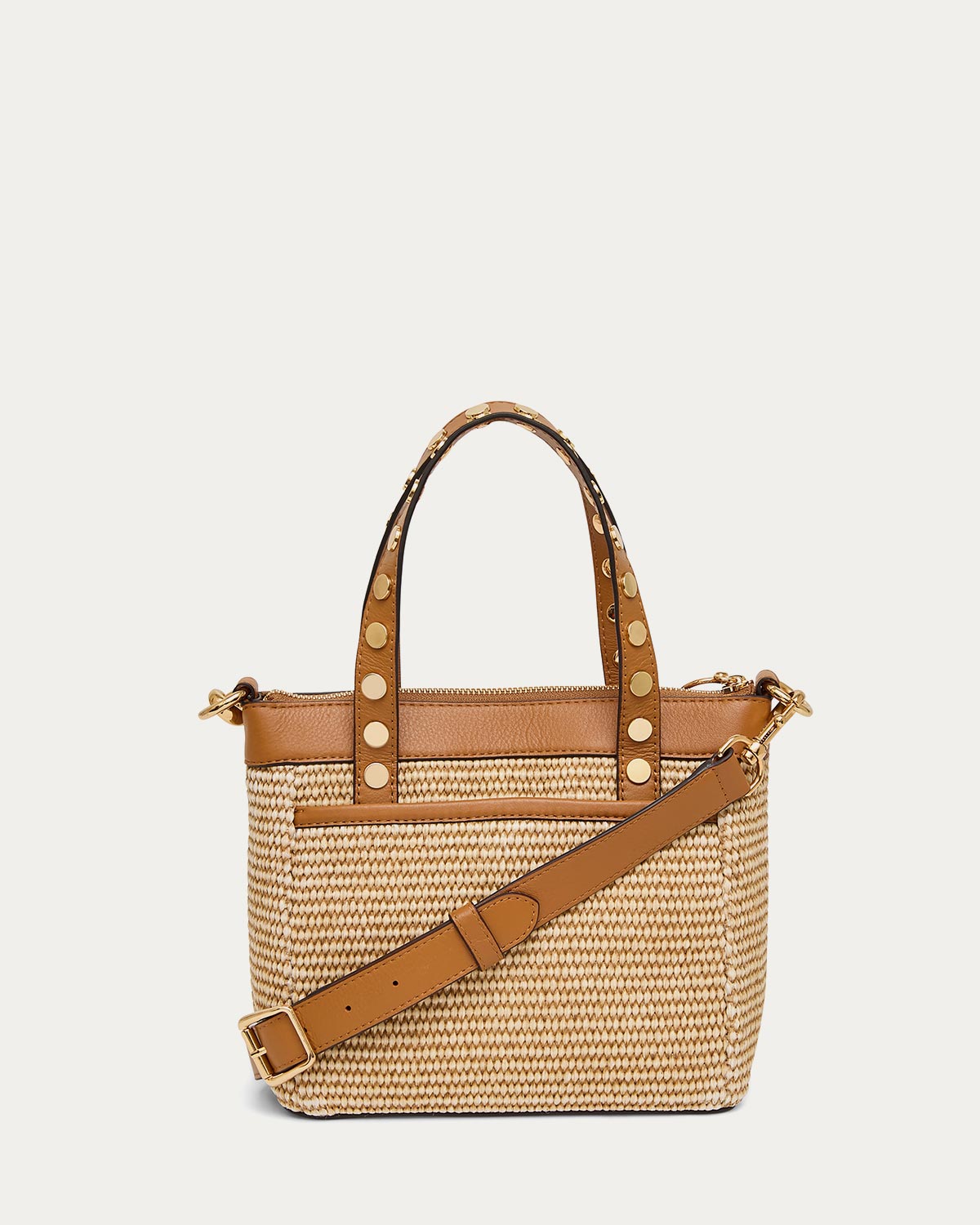 Raffia Jagger Mini Tote Designer Leather Handbag For Women | AIMEE