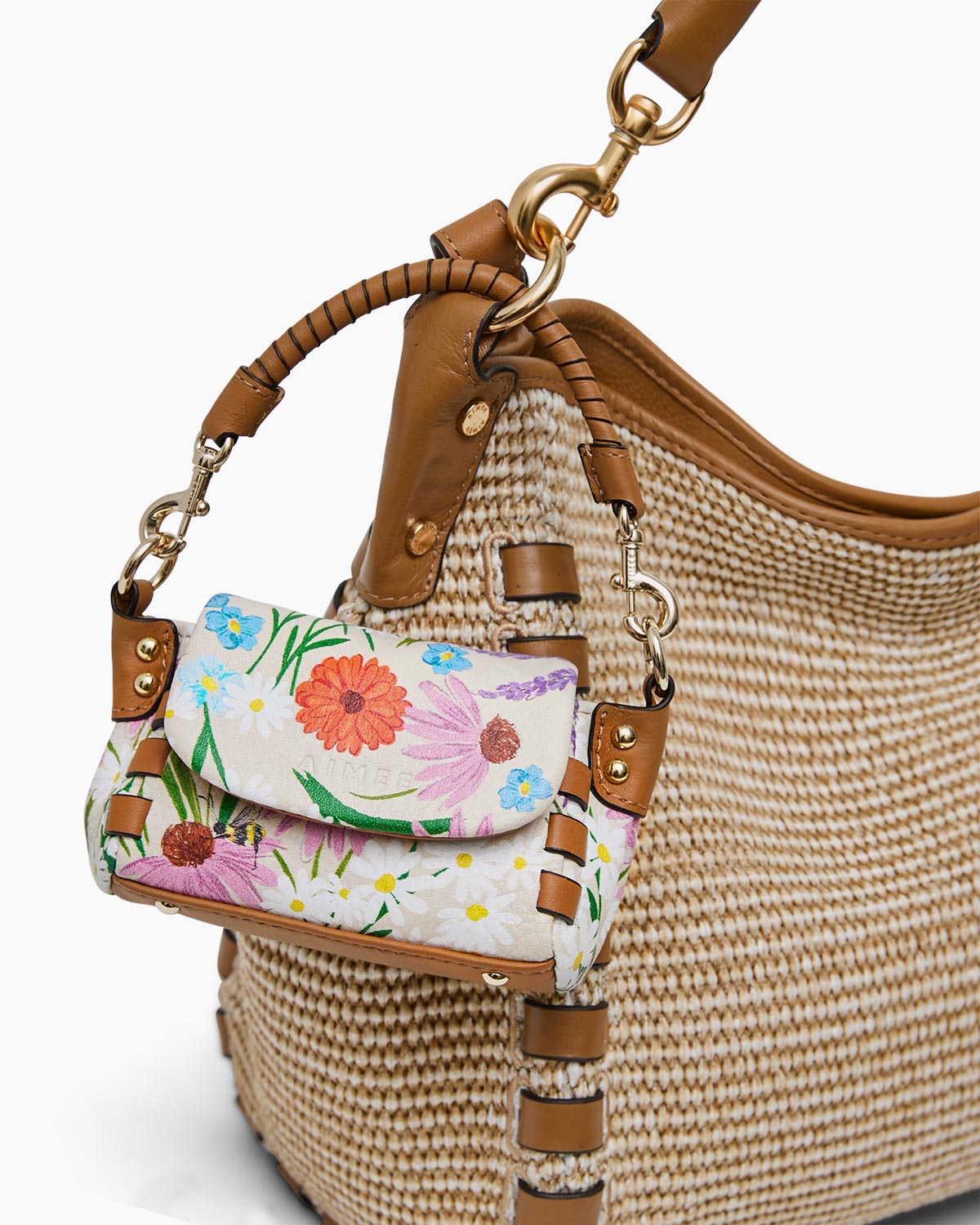 Serenity Zen Charm Designer Leather Handbag For Women | AIMEE by