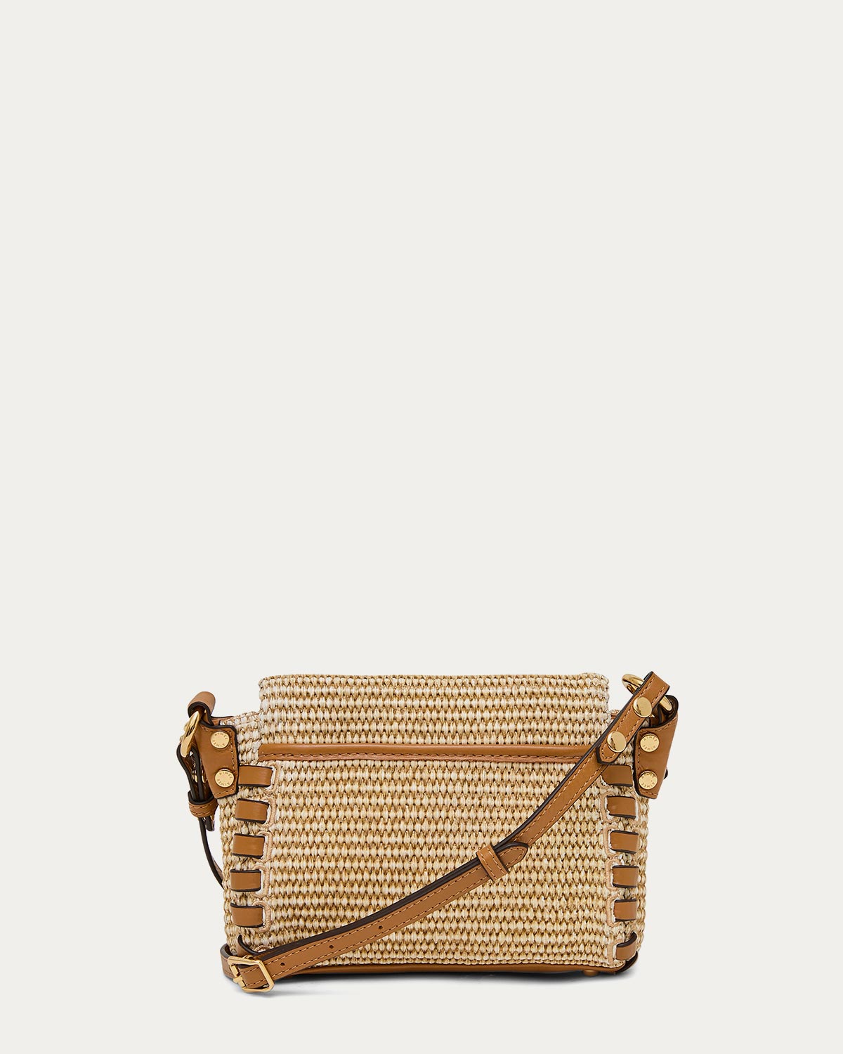 Raffia Zen Mini Crossbody Designer Leather Handbag For Women