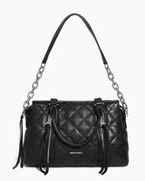 Maven Quilted Convertible Satchel