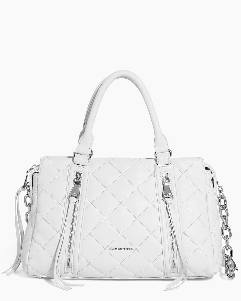 Maven Quilted Convertible Satchel