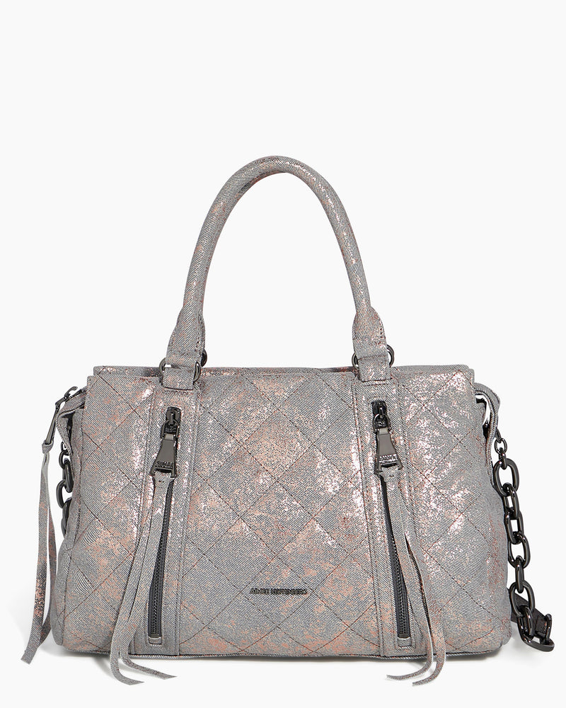Maven Quilted Convertible Satchel
