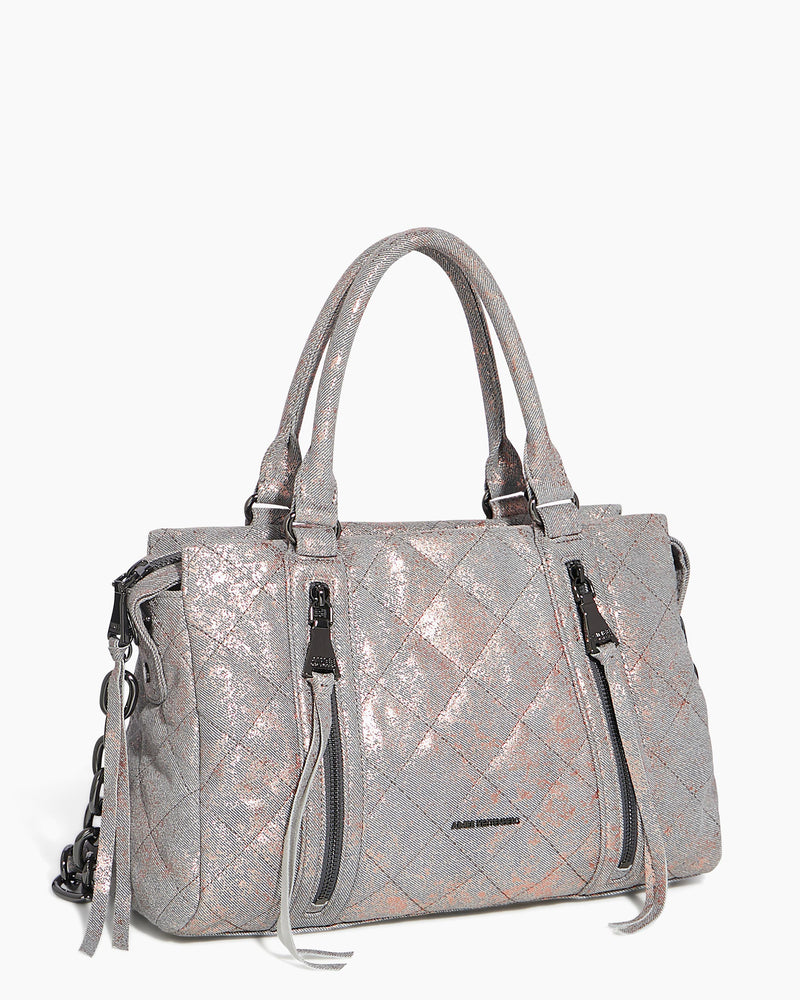 Maven Quilted Convertible Satchel