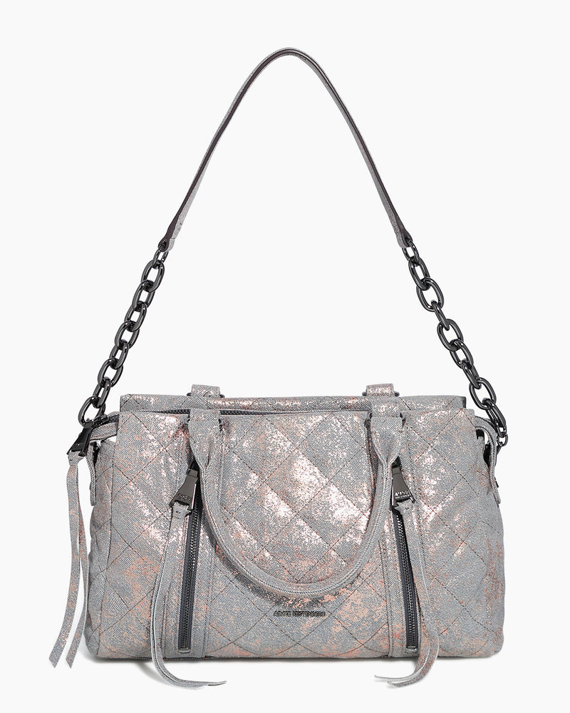 Maven Quilted Convertible Satchel