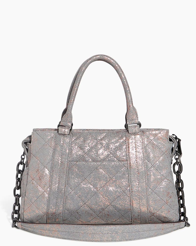 Maven Quilted Convertible Satchel