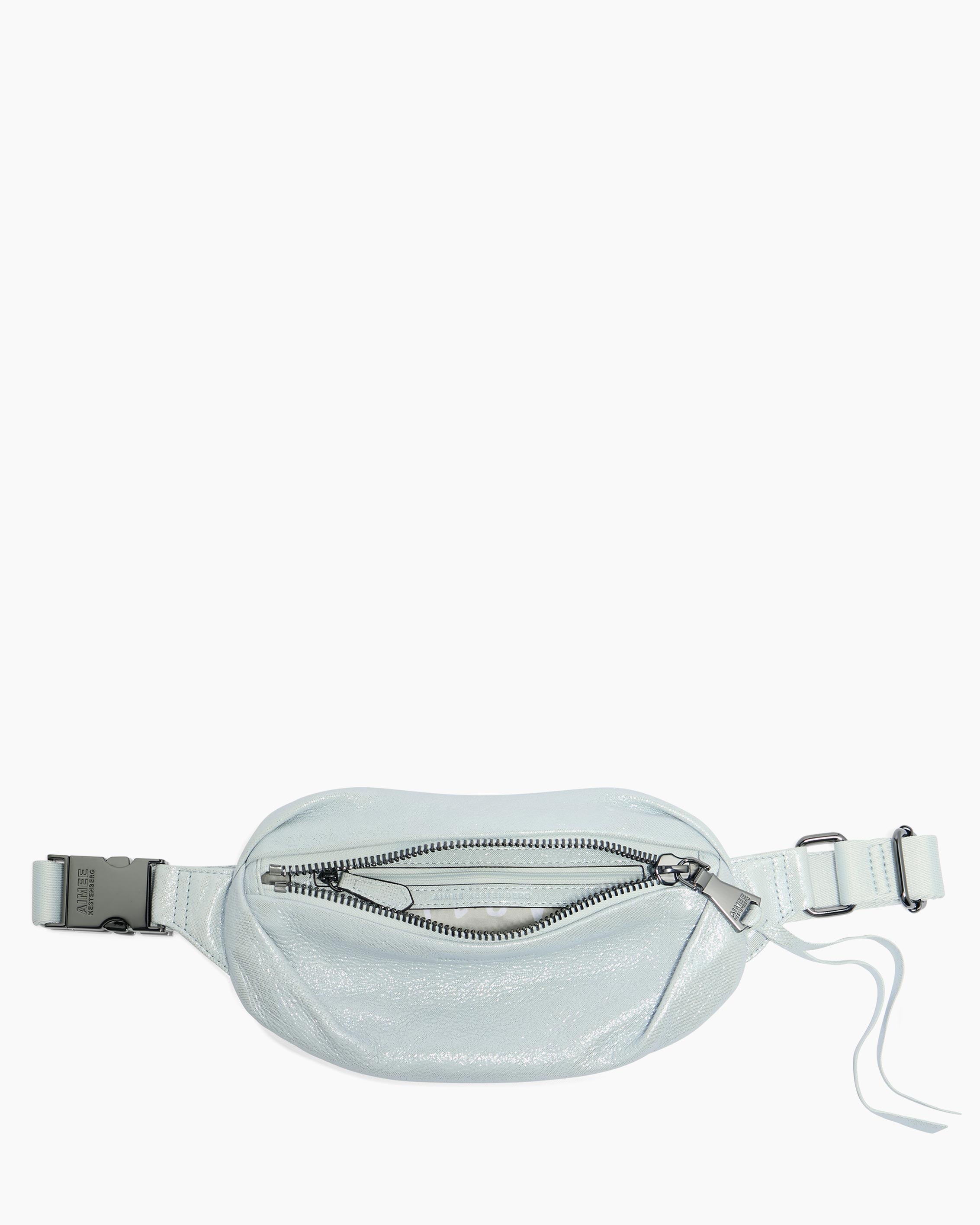 Milan Novelty Bum Bag Metallic Blue Aimee Kestenberg