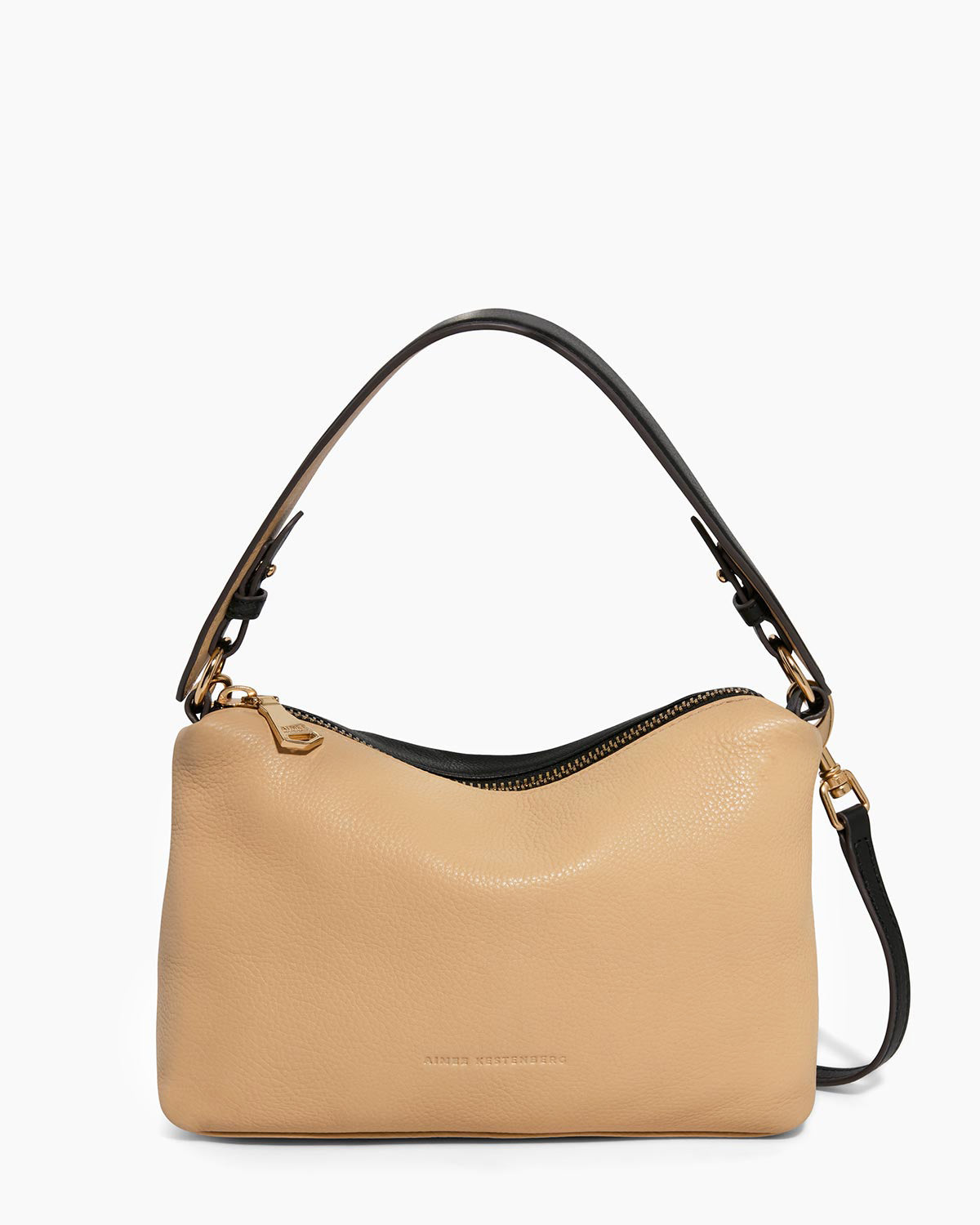 Camel Ava Convertible Shoulder Designer Leather Handbag For Women