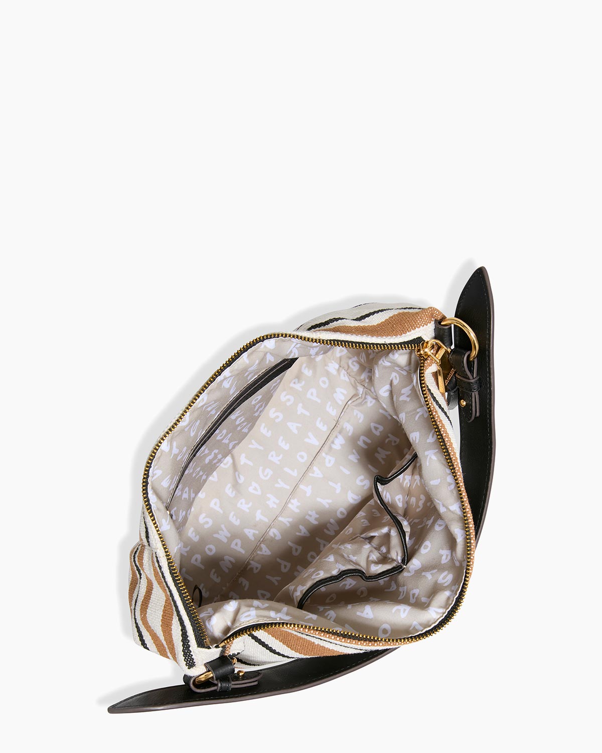 Neutral Ava Ziptop Hobo Designer Leather Handbag For Women | AIMEE