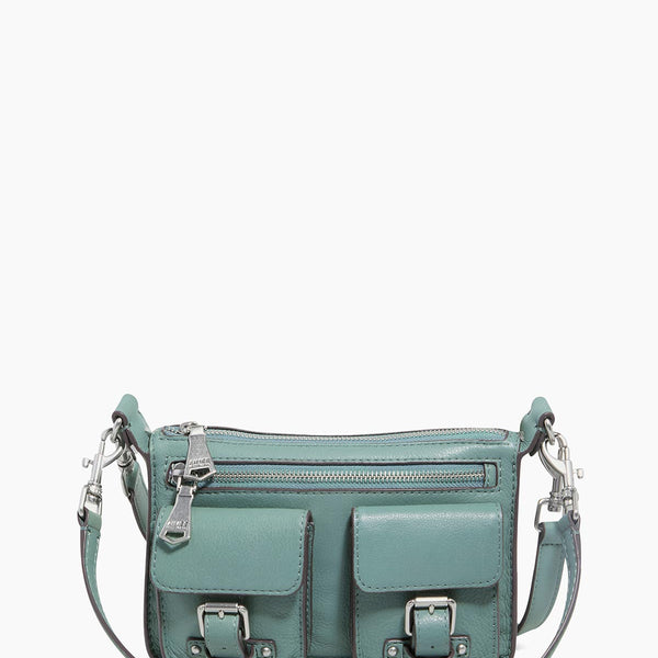 Moss Saddle-Up Mini Convertible Crossbody Designer Leather  display picture 1