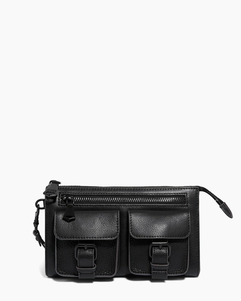 Saddle-Up Leather Wristlet Clutch