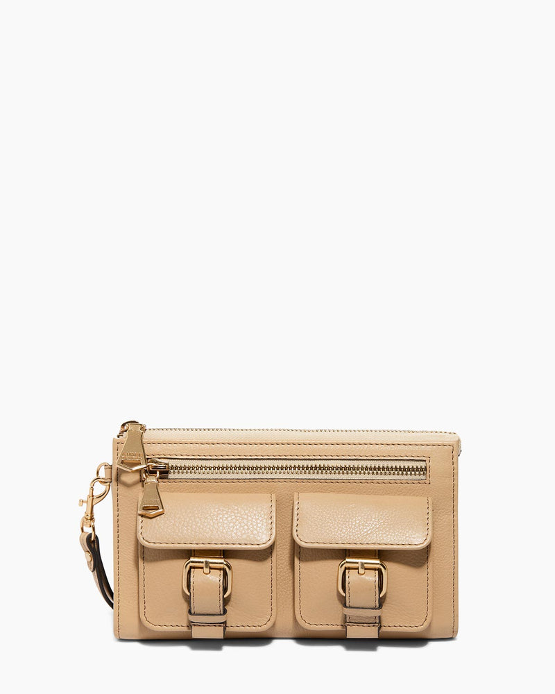 Saddle-Up Leather Wristlet Clutch