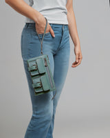Saddle-Up Leather Wristlet Clutch