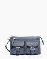 Saddle-Up Leather Wristlet Clutch