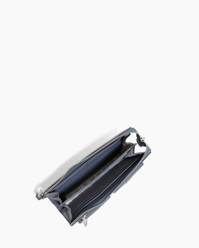 Saddle-Up Leather Wristlet Clutch