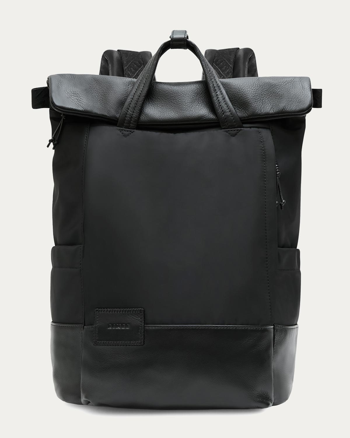 AIMEE Kestenberg Women's Power Move Leather Laptop Backpack - Black