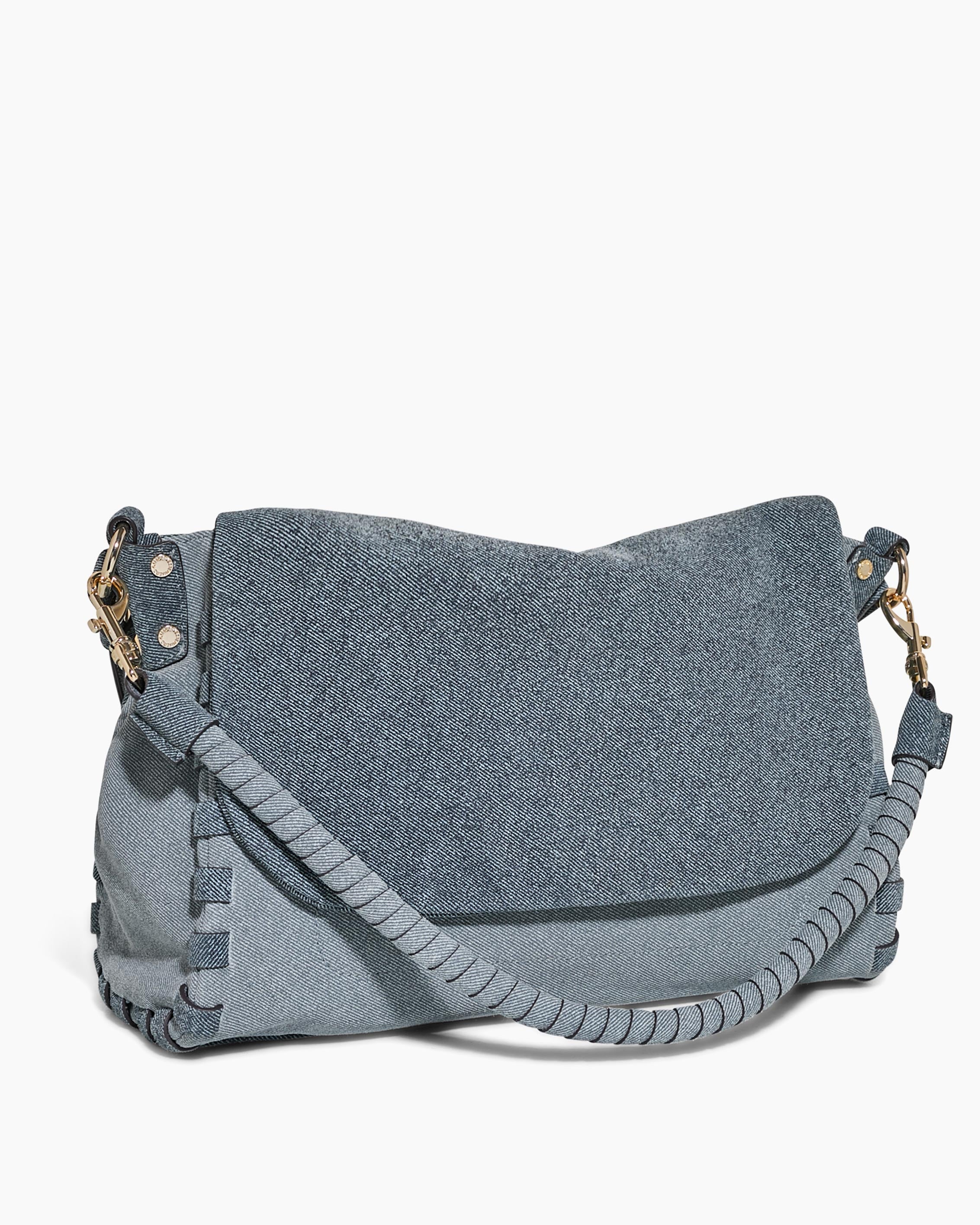 Aimee Kestenberg | Zen Convertible Shoulder Denim Leather – A I M E E