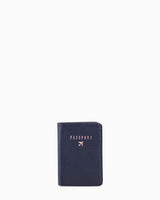 passport cover - navy front 