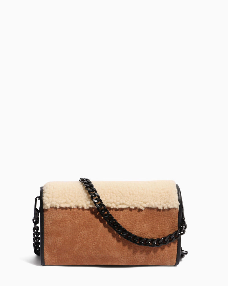 Fierce & Fab Wallet On A Chain - shearling back
