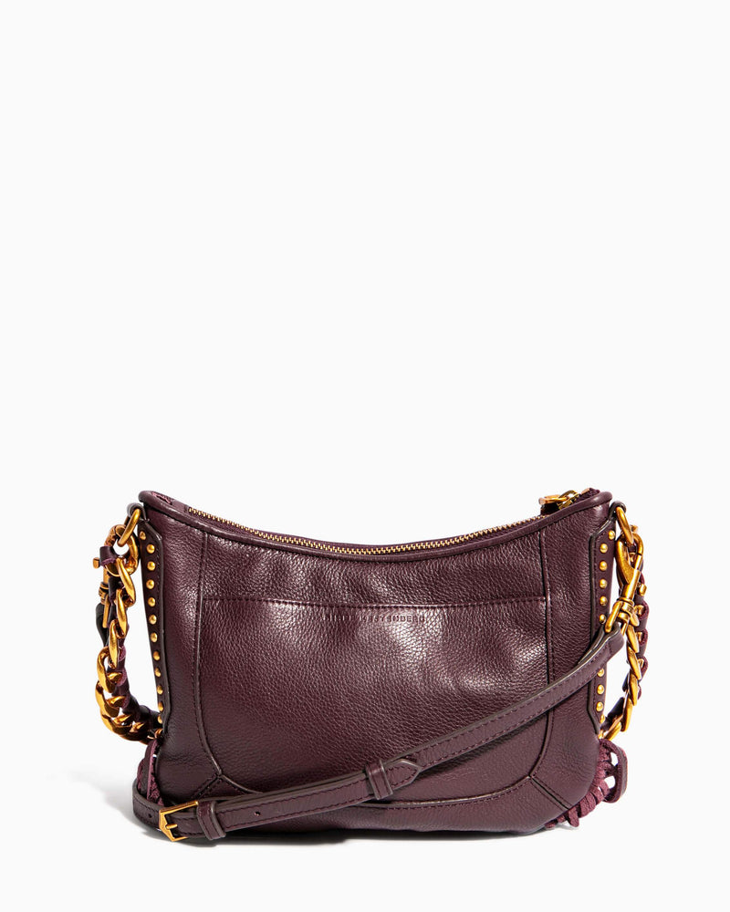 Take Me Out Fringe Crossbody Olive - back