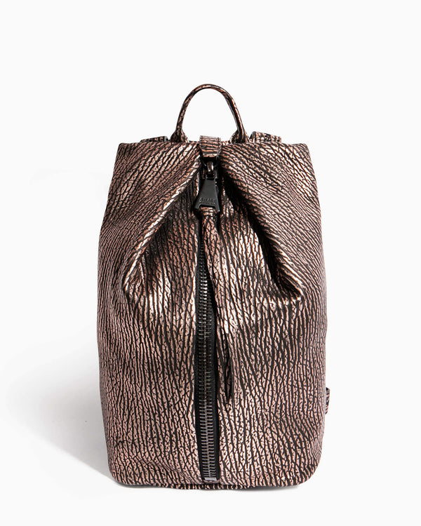 Tamitha Backpack Rose Gold Bubble Lamb - front
