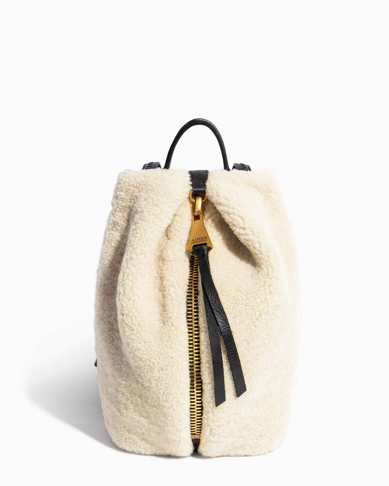 Tamitha Mini Backpack Shearling - front