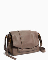 When In Milan Large Crossbody Charcoal - side angle