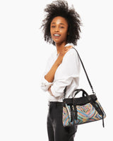 City Slicker Satchel- on model