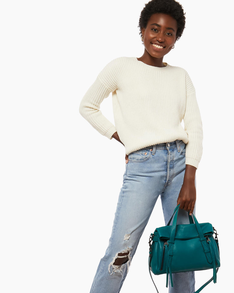 City Slicker Satchel- on model