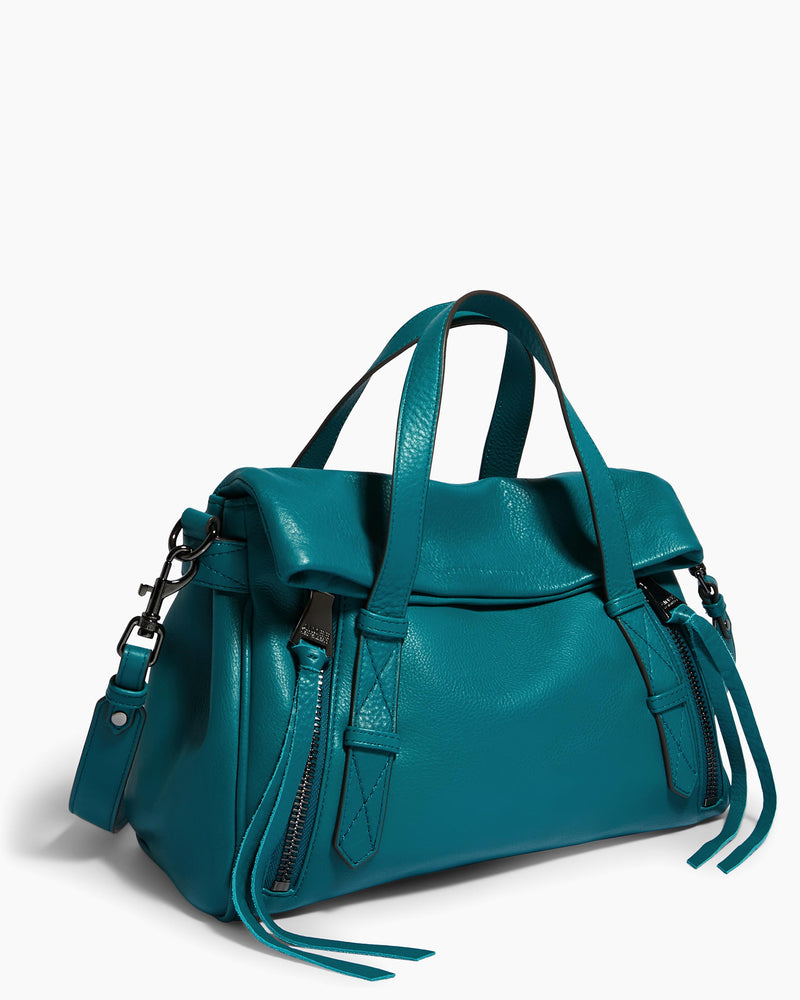 City Slicker Satchel- side angle