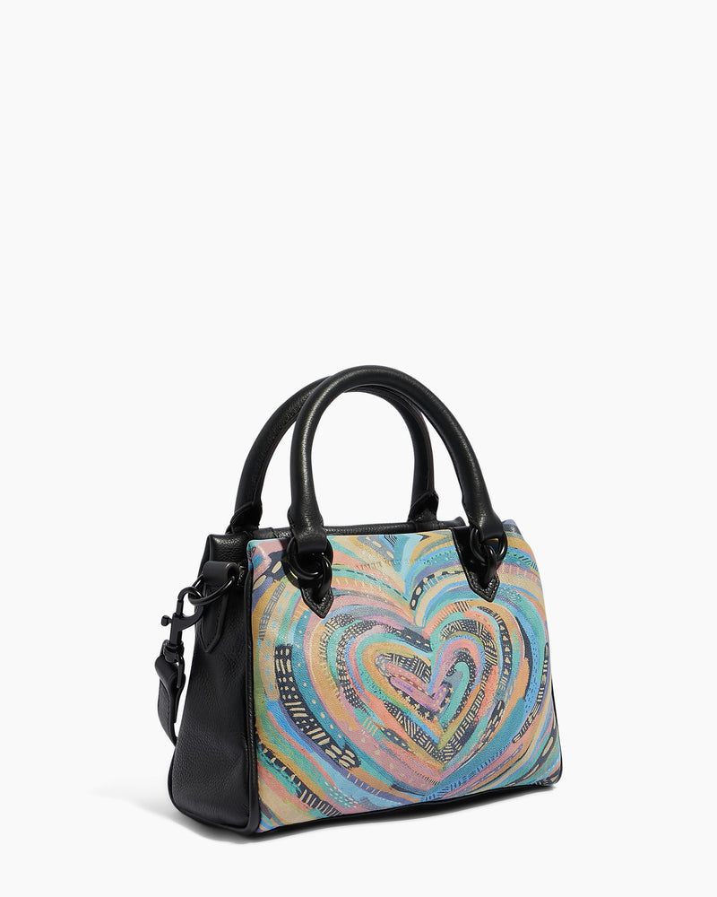 Fairest Of Them All Mini Satchel Crossbody- side angle