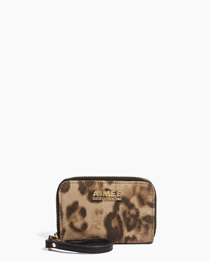 Jenna Zip Around Credit Card Wristlet with RFID- front