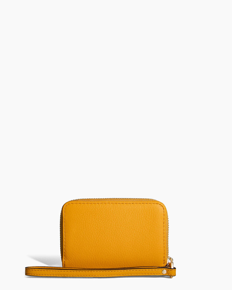 Jenna Zip Around Credit Card Wristlet with RFID- interior functionality