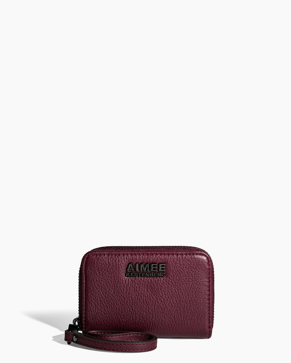 Jenna Zip Around Credit Card Wristlet with RFID- front