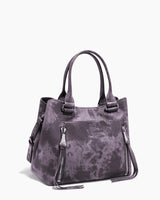 Let's Ride Triple Entry Satchel Crossbody- side angle
